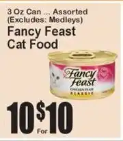 Super Fresh Fancy Feast Cat Food offer