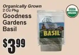 Super Fresh Goodness Gardens Basil offer