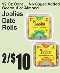 Super Fresh Joolies Date Rolls offer