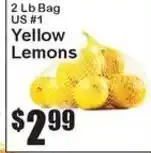 Super Fresh Yellow lemons offer