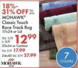 Boscov's Mohawk classic touch race track rug offer