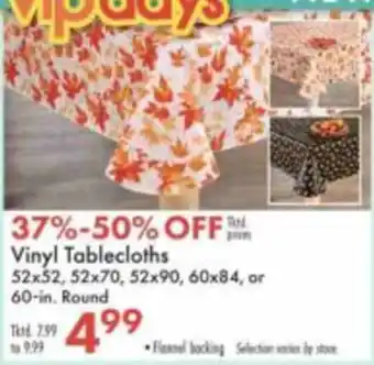 Vipdays Vinyl Tablecloths