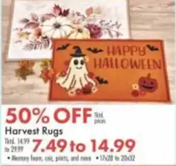 Boscov's Harvest Rugs offer