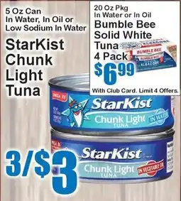 Super Fresh Starkist Chunk Light Tuna offer