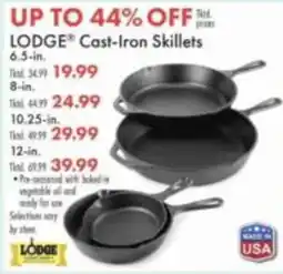 Boscov's Lodge cast-iron skillets offer