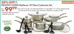 Boscov's Healthy Living Radiance Cookware Set offer