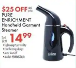Boscov's Pure enrichment handheld garment steamer offer