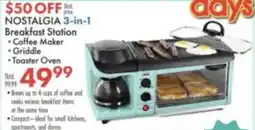 Boscov's Nostalgia 3-in-1 Breakfast Station offer