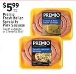 Met Foodmarkets Premio fresh italian specialty pork sausage offer