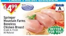 Met Foodmarkets Springer Mountain Farms Boneless Chicken Breast offer