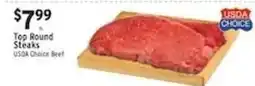 Met Foodmarkets Usda Choice Beef Top Round Steaks offer
