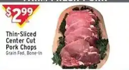 Met Foodmarkets Farm Fresh Pork Thin-Sliced Center Cut Pork Chops offer