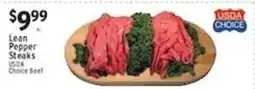 Met Foodmarkets Lean Pepper Steaks offer