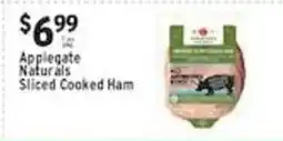 Met Foodmarkets Applegate Naturals Sliced Cooked Ham offer