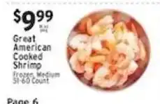 Met Foodmarkets Great American Cooked Shrimp offer