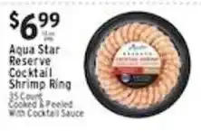 Met Foodmarkets Aqua Star Reserve Cocktail Shrimp Ring offer