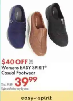 Boscov's Womens Easy Spirit Casual Footwear offer