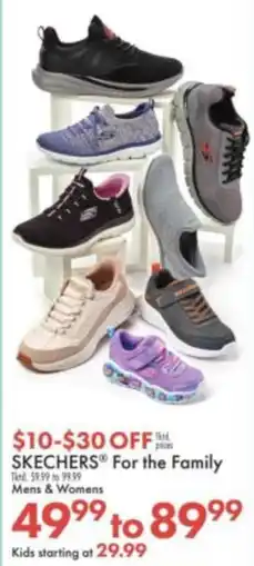Boscov's Skechers For the Family offer