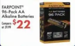 Boscov's Farpoint aa alkaline batteries offer
