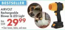 Boscov's Airvolt Rechargeable Blower & LED Light offer