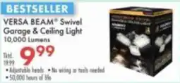 Boscov's Versa beam swivel garage & ceiling light offer