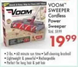 Boscov's Voom cordless power sweeper offer