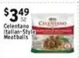 Met Foodmarkets Celentano Italian-Style Meatballs offer