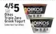 Met Foodmarkets Oikos Triple Zero Greek Yogurt offer