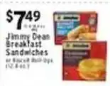 Met Foodmarkets Jimmy Dean Breakfast Sandwiches offer