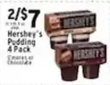 Met Foodmarkets Hershey's Pudding 4 Pack offer