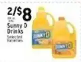 Met Foodmarkets Sunny D Drinks offer