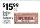 Met Foodmarkets Bubba Beef Burgers offer