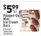 Met Foodmarkets Haagen-Dazs mini ice cream bars offer