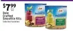 Met Foodmarkets Dole crafted smoothie kits offer
