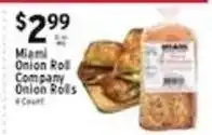 Met Foodmarkets Miami Onion Roll Company Onion Rolls offer
