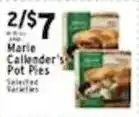 Met Foodmarkets Marie Callender's Pot Pies offer