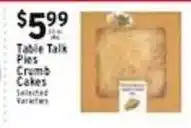 Met Foodmarkets Table talk pies crumb cakes offer