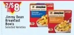 Met Foodmarkets Jimmy dean breakfast bowls offer
