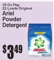 Super Fresh Ariel powder detergent offer
