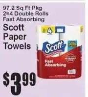Super Fresh Scott Paper Towels offer