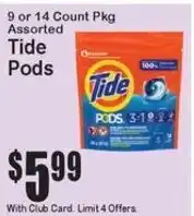 Super Fresh Tide Pods offer