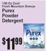 Super Fresh Purex powder detergent offer