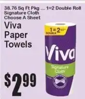 Super Fresh Viva paper towels offer
