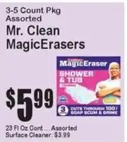 Super Fresh Mr. clean magic erasers offer