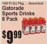Super Fresh Gatorade sports drinks offer