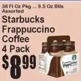 Super Fresh Starbucks frappuccino coffee offer