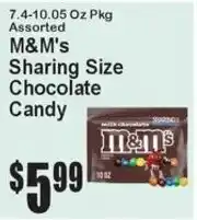 Super Fresh M&M's Sharing Size Chocolate Candy offer