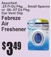 Super Fresh Febreze air freshener offer