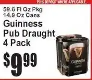 Super Fresh Guinness Pub Draught 4 Pack offer
