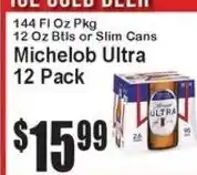 Super Fresh Michelob Ultra offer